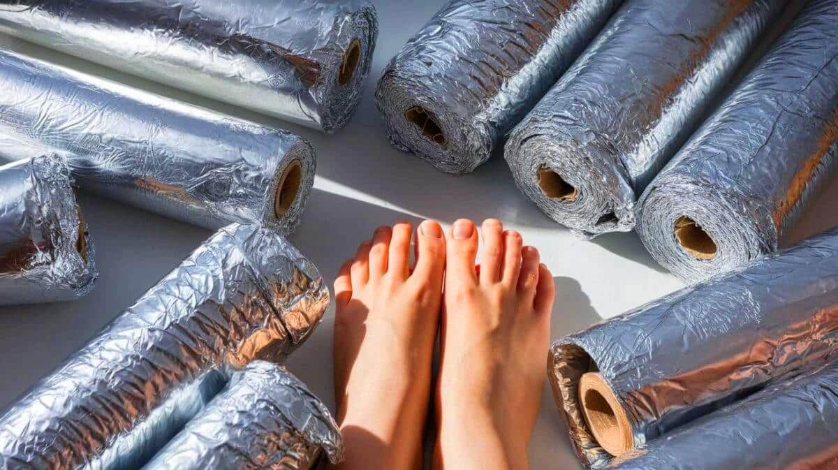 Les avantages surprenants de l'utilisation du papier aluminium pour vos pieds et mains