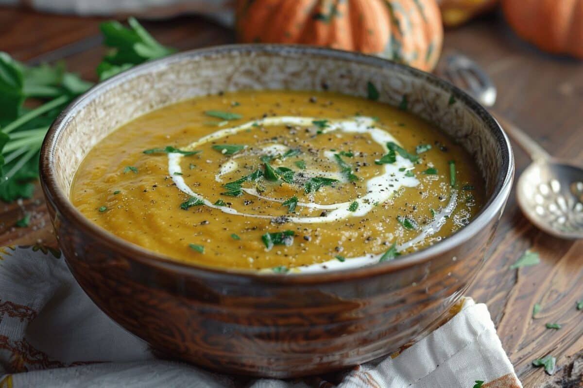 Commencez votre semaine avec une touche de douceur: une recette simple de soupe au potiron pour ravir petits et grands