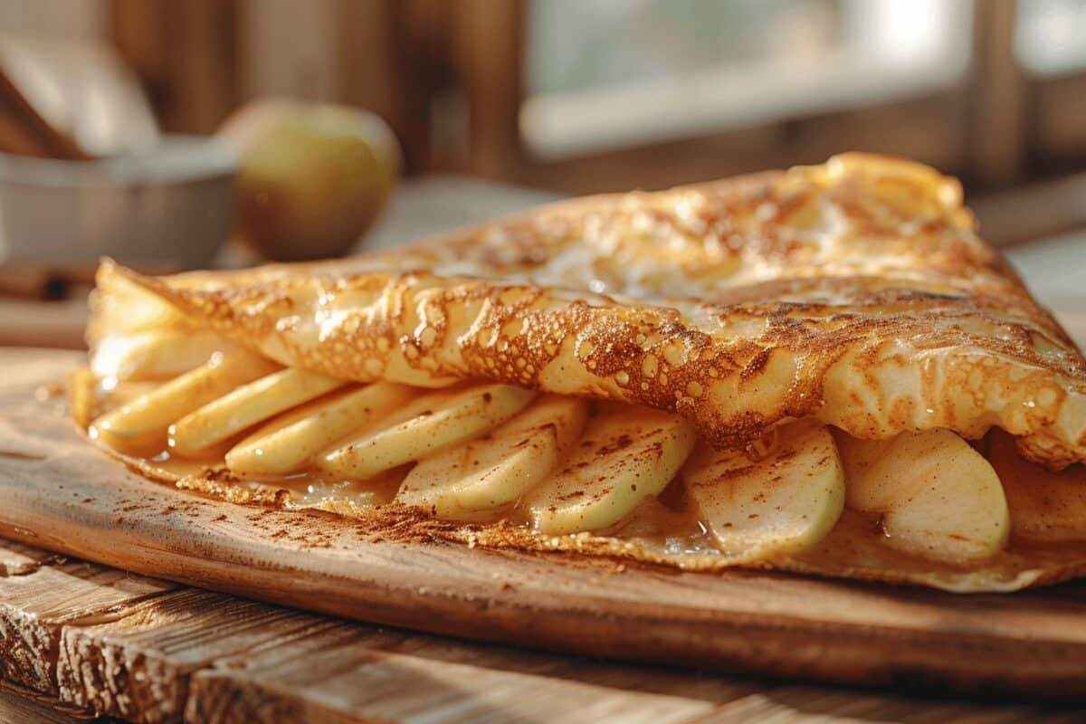 Connaissez-vous les apfelkiechle, cet alléchant croisement entre beignet aux pommes et crêpe?