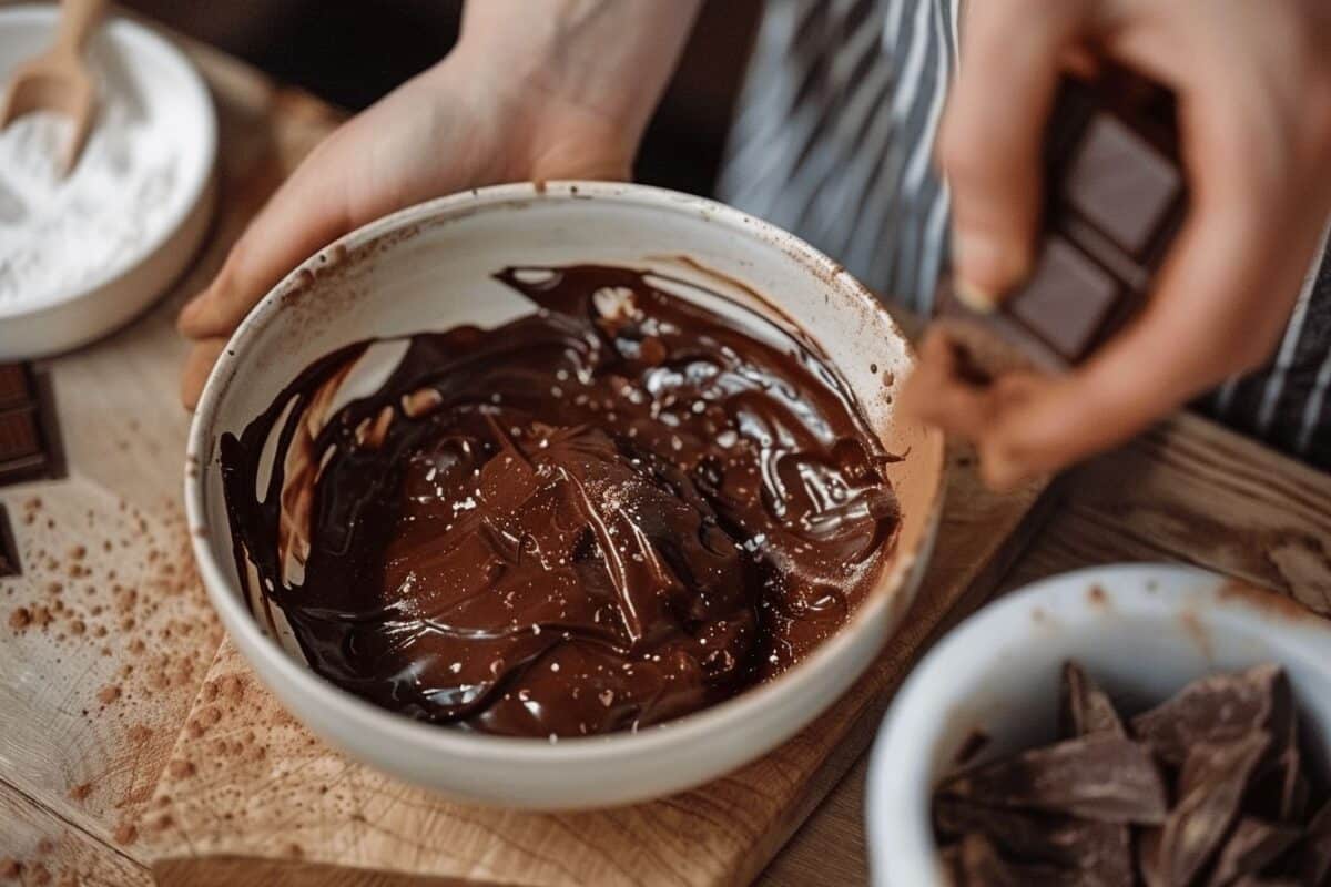 créer une crème dessert chocolatée avec seulement deux ingrédients en cinq minutes