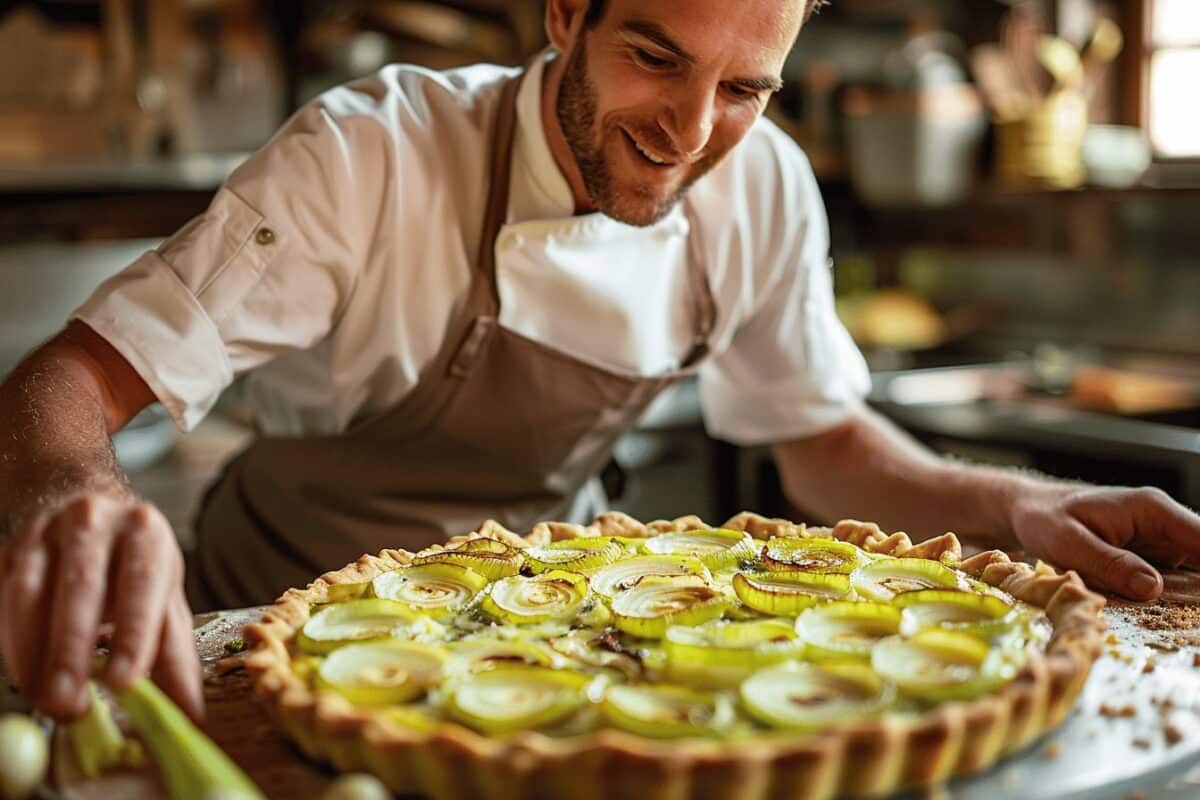 Cyril Lignac révèle comment réussir une quiche aux poireaux et au Morbier avec une touche spéciale