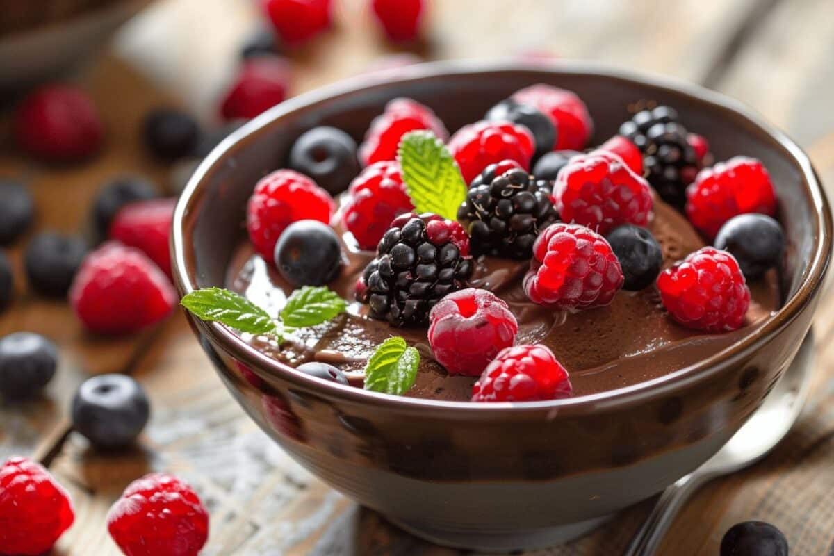 Essayez cette délicieuse recette de mousse au chocolat sans sucre ajouté pour un plaisir léger