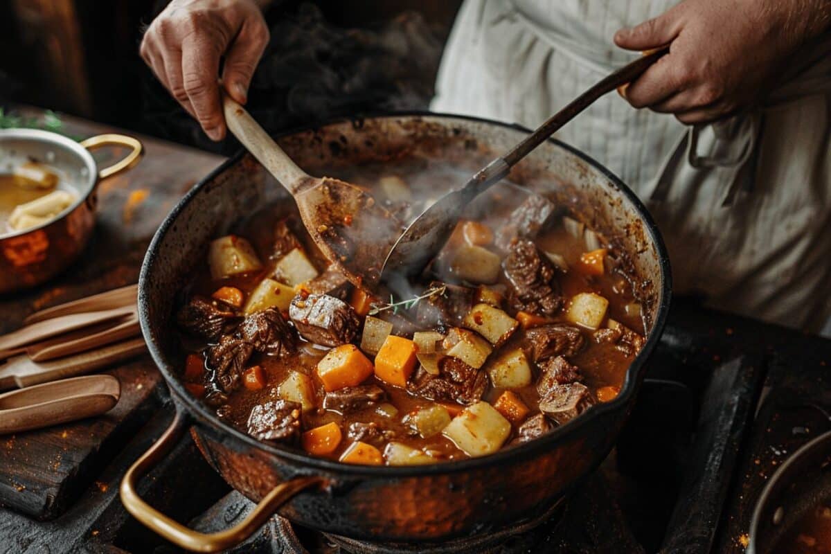 L'art de préparer une authentique carbonade flamande par Laurent Mariotte