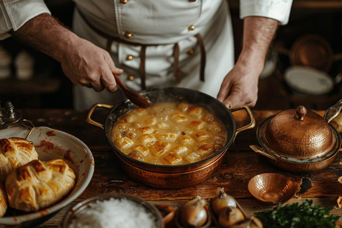 Les astuces de Cyril Lignac pour une soupe feuilletée VGE parfaite, une recette raffinée à essayer