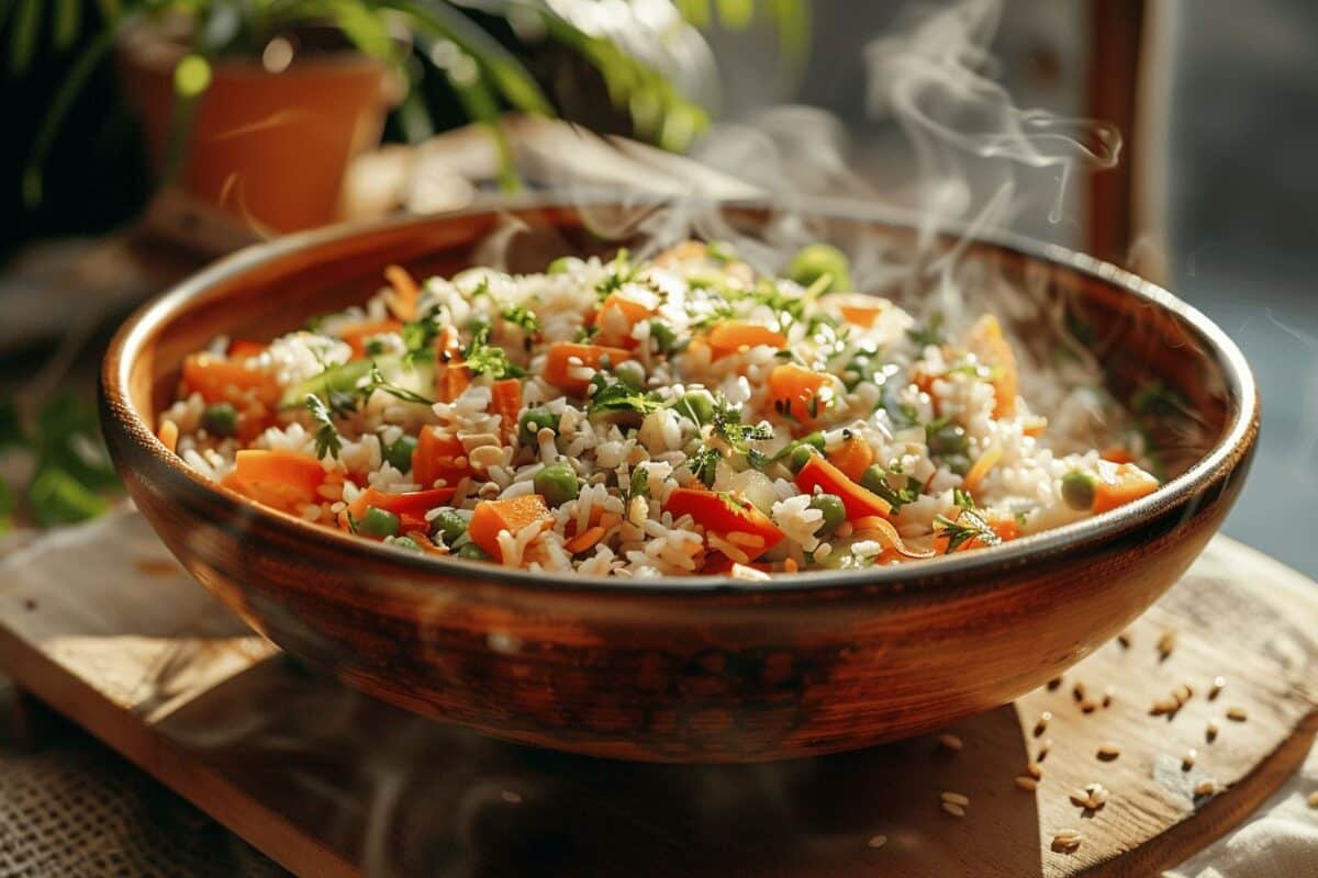 Les recommandations de Cyril Lignac pour une poêlée de riz aux légumes irrésistible et savoureuse