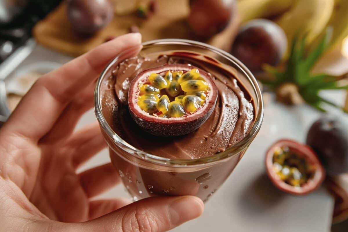 Mousse de chocolat et fruit de la passion : une recette exotique pour éveiller vos papilles