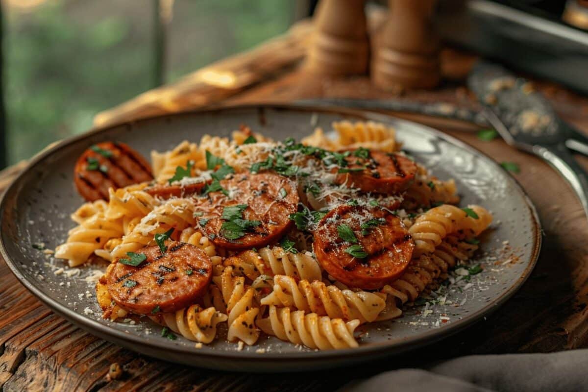 Pourquoi ne pas essayer cette recette de pâtes au chorizo ce soir ? Simple, rapide et absolument délicieuse