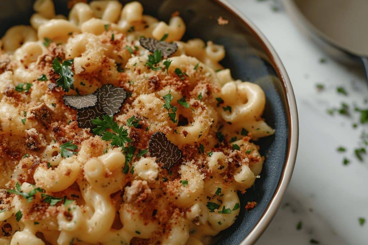 Une idée raffinée de mac and cheese pour vos repas rapides et délicieux