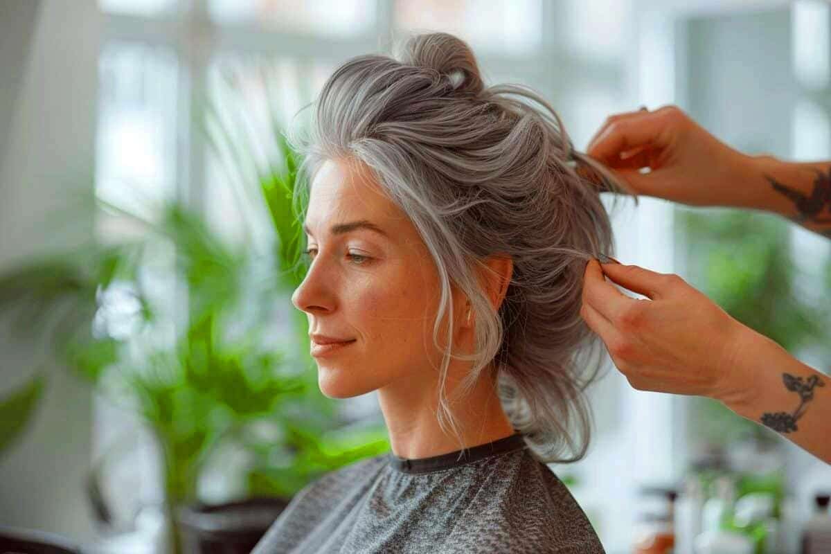 Les secrets d'une coupe de cheveux grise qui rajeunit : découvrez le style idéal pour un look modernisé après 50 ans